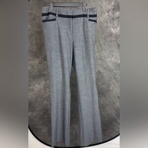 7th Ave NY&Co Gray Dress Pants Straight Leg | size 10 Tall
